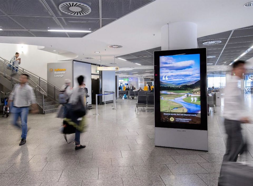 Systèmes de publicité dans les aéroports en Allemagne