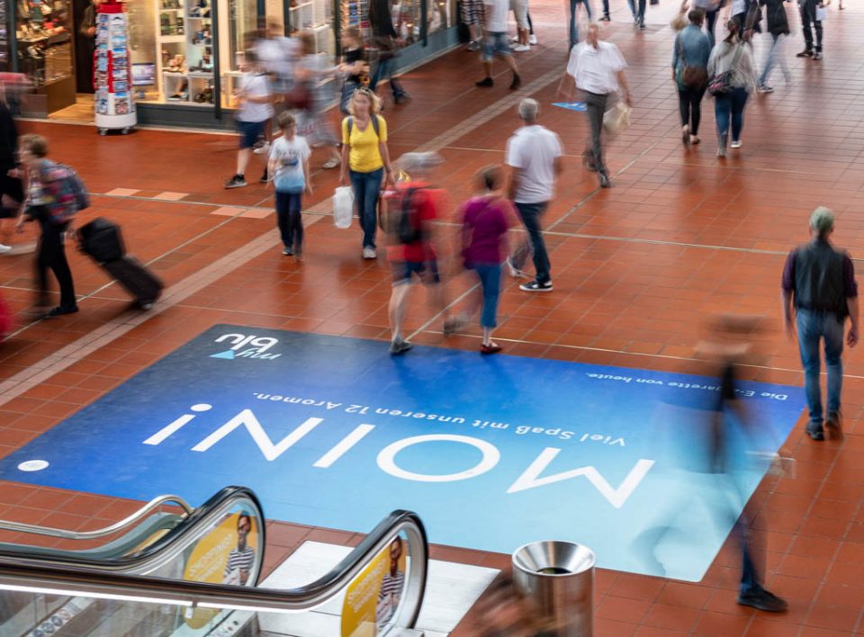 systèmes de publicité dans les gares en Allemagne